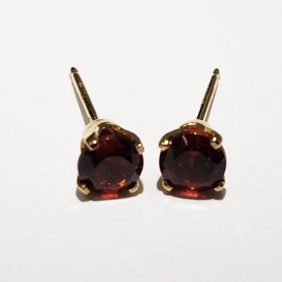 Details 197+ garnet earrings 14k gold latest